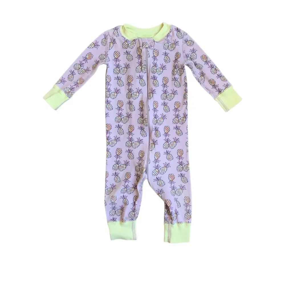 Hanna Andersson Pineapple Footless Sleeper